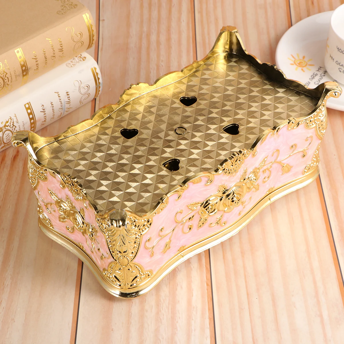 

Desktop Tissue Box Fashion Holder Paper Towel Living Room Creative Napkin Supplies