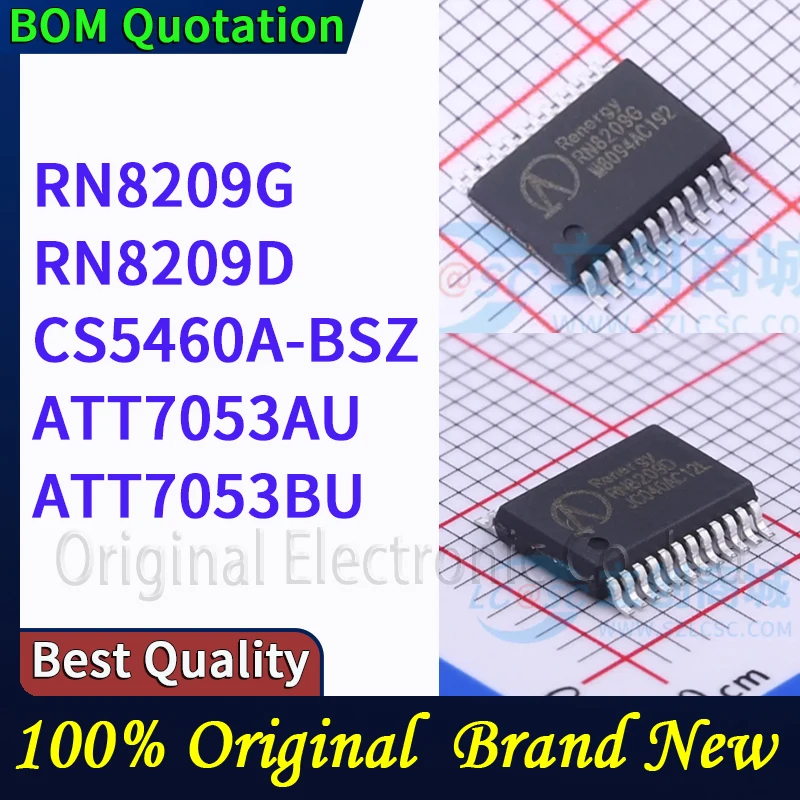

5pcs/lot RN8209G RN8209D CS5460A-BSZ ATT7053AU ATT7053BU In stock Original High quality