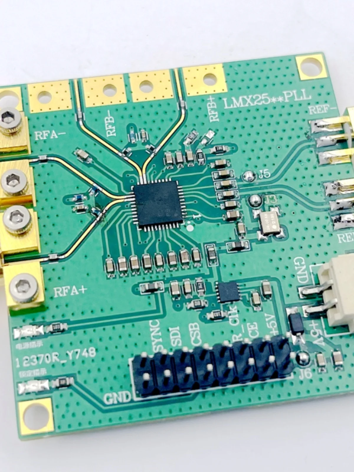 LMX2594 frequency synthesizer development board PLL PLL 10M-15GHz high frequency microwave signal source factory