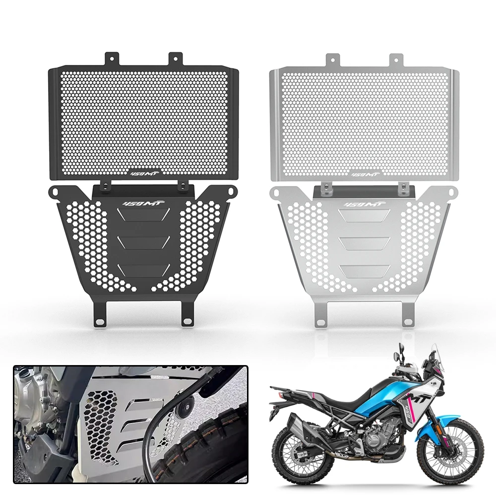 

Motorcycle Accessories Engine Cover Fan Protector Crap Flap Radiator Guard Protection For CFMOTO CF MOTO 450MT 450 MT 2024 2025