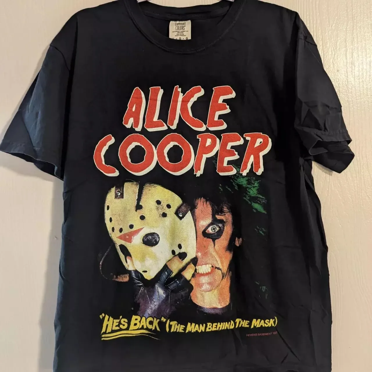 

Футболка унисекс в базовом стиле Alice Cooper 90, плотный хлопок, черная, NH17060, уличная одежда большого размера, винтажная, эстетичная, в стиле ретро, y2k