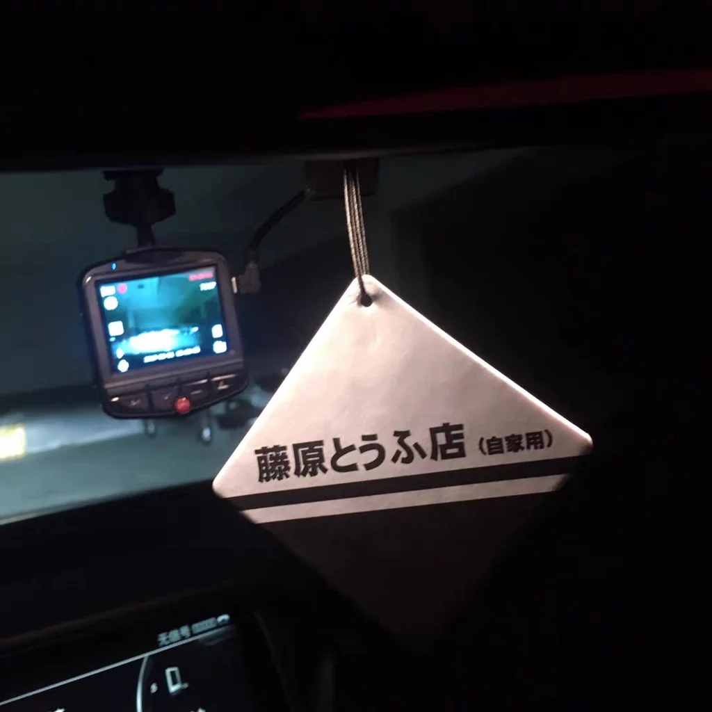 JDM Auto Paper Hanging Car Air Freshener 1/3/7 Pcs Initial D Racing Style Car Rear View Mirrow Pendent Air Freshener Solid Paper