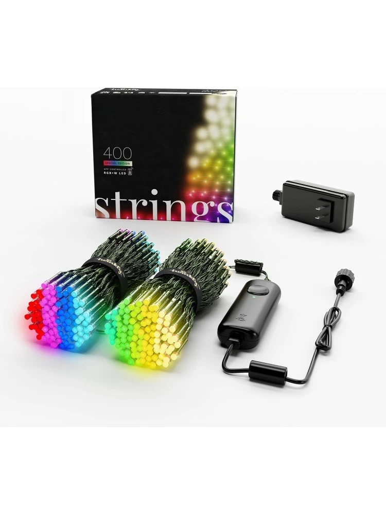 

400 светодиодов RGB + белый, светодиодная гирлянда, интеллектуальные многоцветные светодиодные фонари для использования в помещении и на открытом воздухе, картографируемые светодиоды, совместимые с
