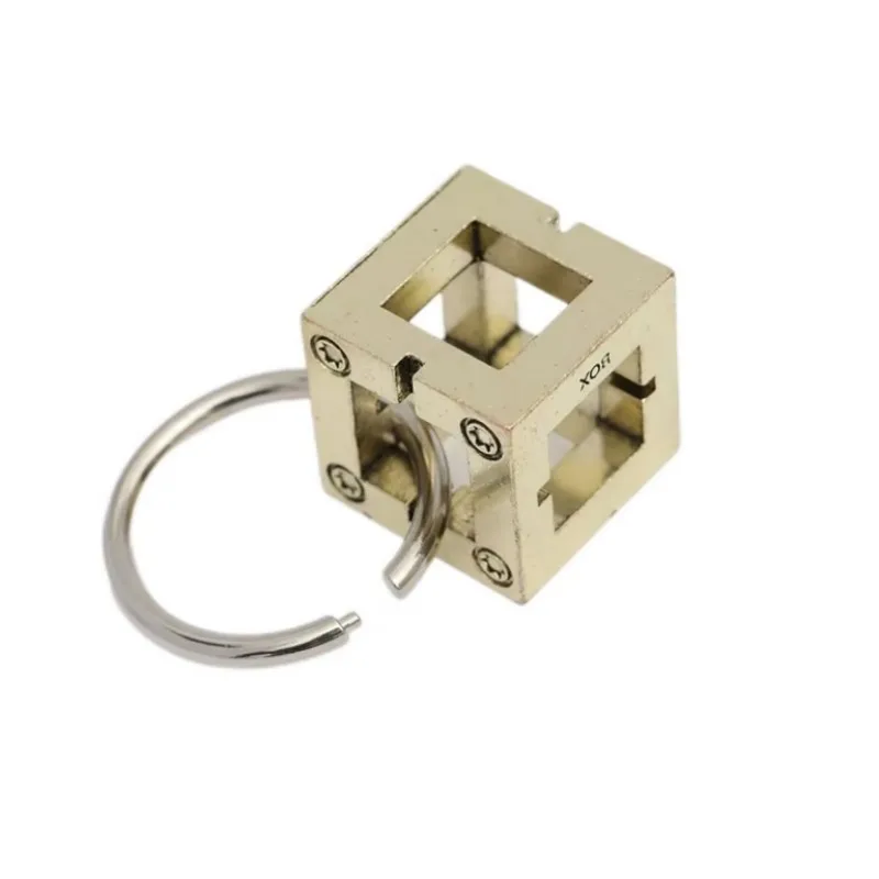 Classic Metal Box Brain Teasers Mind Lock Puzzle Game