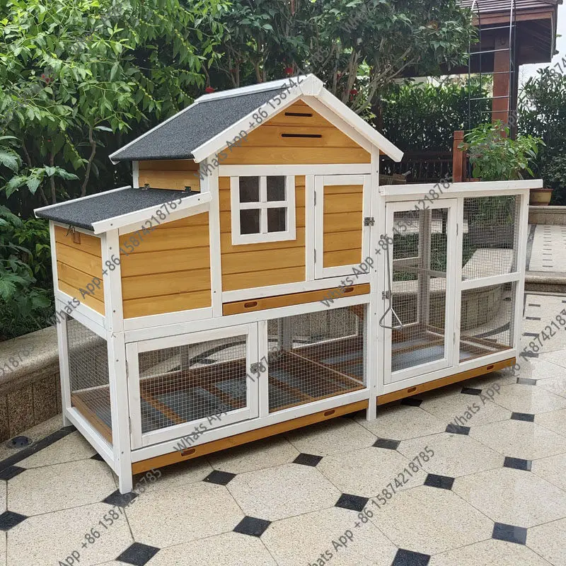 Pet outdoor chicken, pigeon cage rabbit villa household scenic rural chicken cage