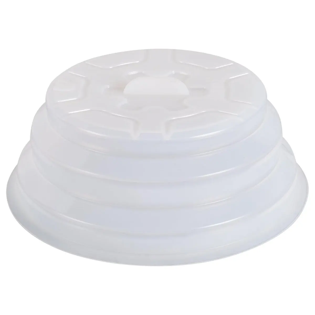 ABZT  Silicone Microwave Plate Cover, Dishwasher Safe, Free, Heat , 11 Inch, White
