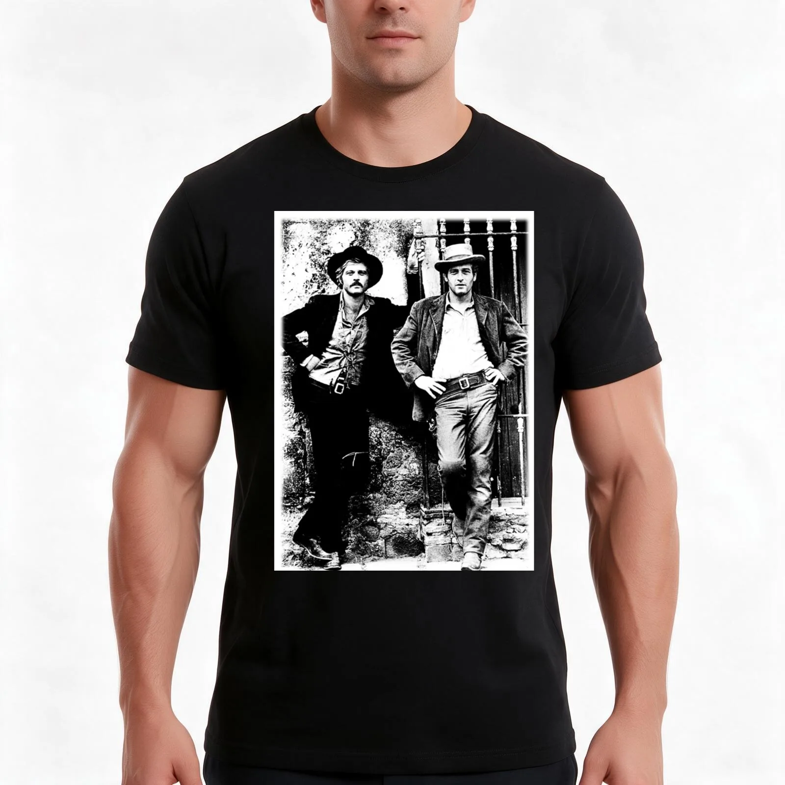Butch Cassidy and the Sundance Kid 2!! T-Shirt Summer Casual Cotton Tee Oversized Streetwear Tops Vintage Graphic Print