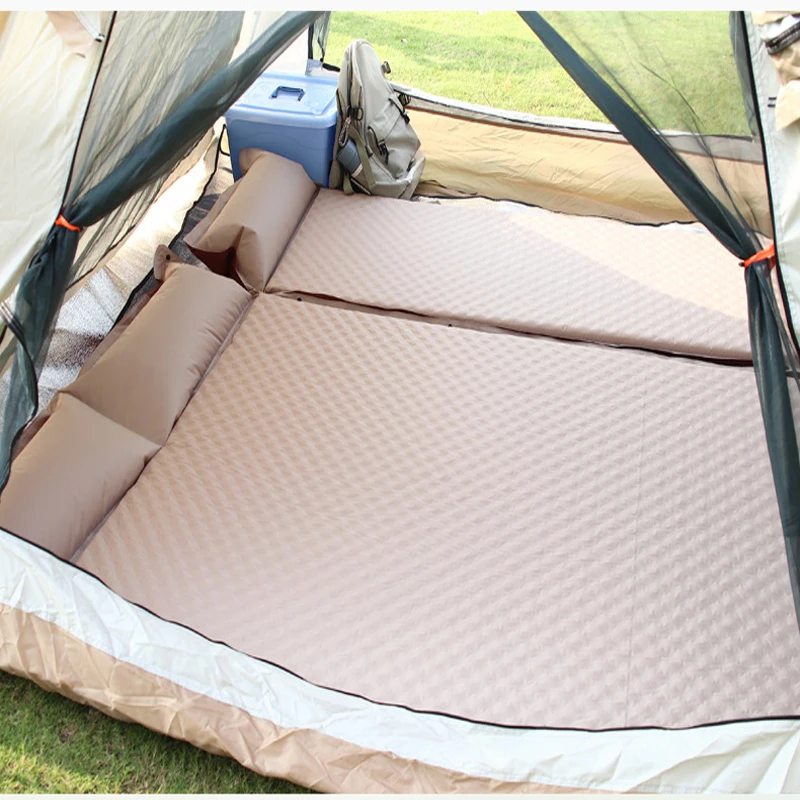 Automatic inflatable mat outdoor tent sleeping mat lunch break thickened portable double moisture-proof mat outdoor mat camping