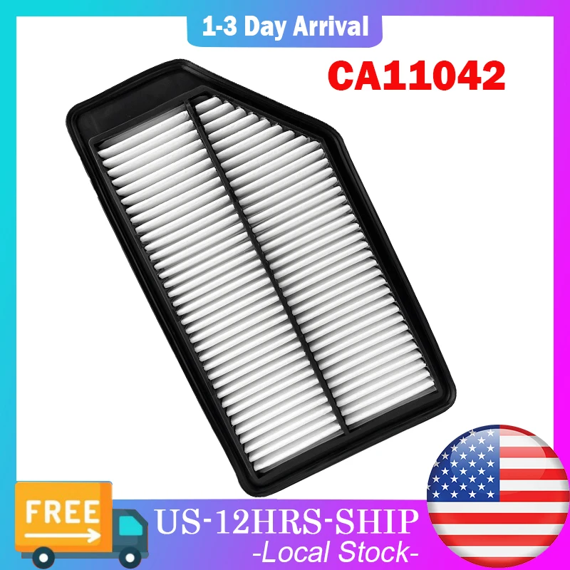 

Treeligo 1 шт. CA11042 запасные части воздушного фильтра двигателя для HONDA Odyssey 2011-2017 V6 3.5L 2012 2013 2014 2015 2016