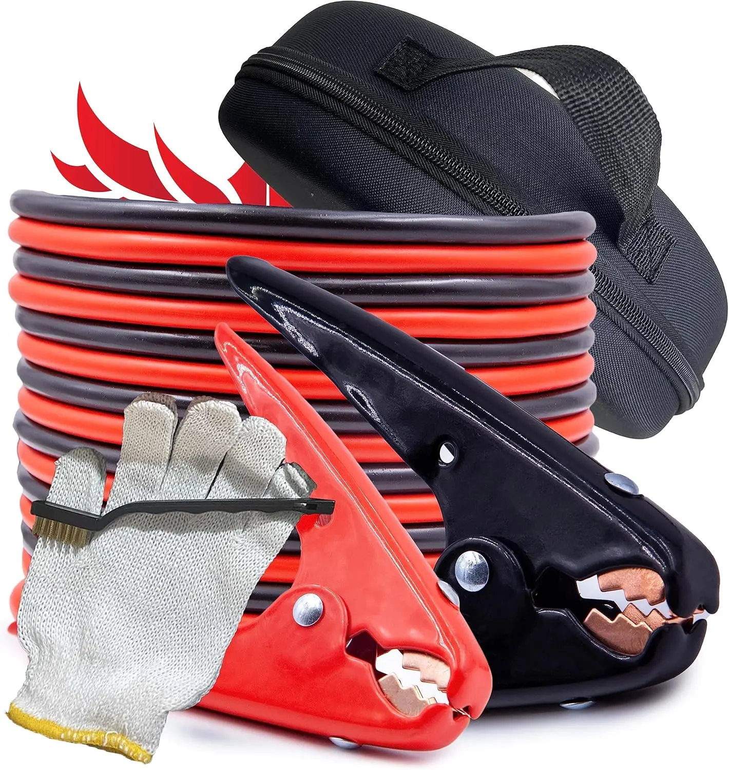 

Сверхмощный калибр 0, калибра 20 футов, усилитель аккумулятора, перемычка аварийного питания, 800 А