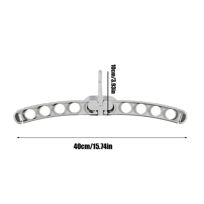 Opvouwbaar Droogrek Met Vijf Gaten Draagbaar Reisdroogrek Voor Thuisgebruik Hotels Slaapzalen Universeel Haak Kledingrek