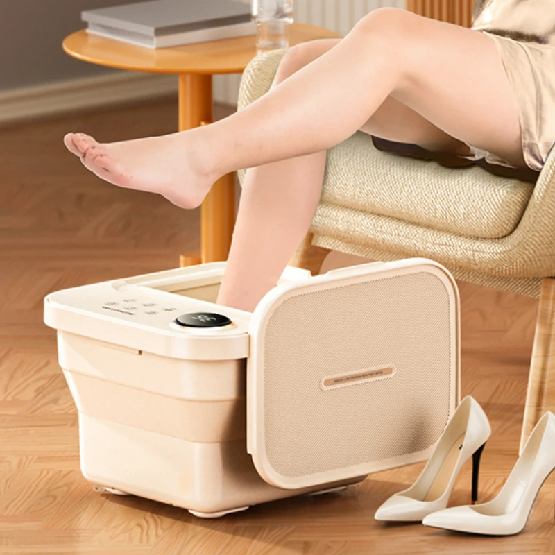 

Foldable Foot Bath Tub Heated Constant Temperature Foot Spa Bath Massagers Automatic Electric Massage Portable Foot Wash Basin