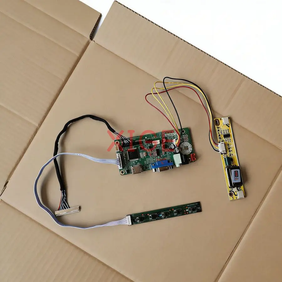 

Для TX41D97VC1HAA TX41D97VC1GAA комплект платы контроллера привода дисплея DIY VGA HDMI-совместимый 30-контактный LVDS 2-CCFL 1400x1050 1400*1050