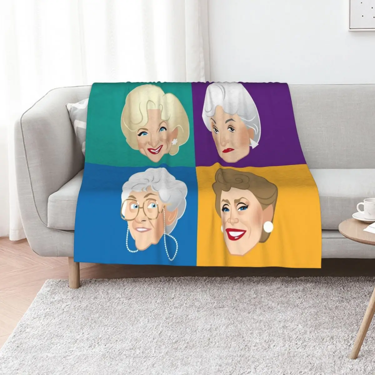 Pals & Confidants Throw Blanket Sofa Quilt halloween Large blankets and throws Blankets For Sofas Kid'S Blankets