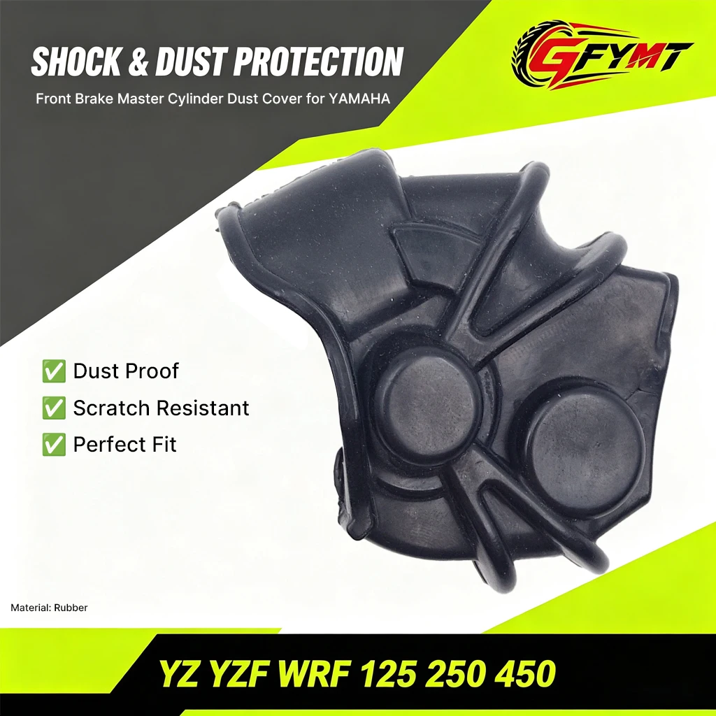 Motorcycle Handle Lever Dustproof Rubber Sleeve Front Hydraulic Brake Master Cylinder Pump Dust Cover For YAMAHA YZF 2007-2024