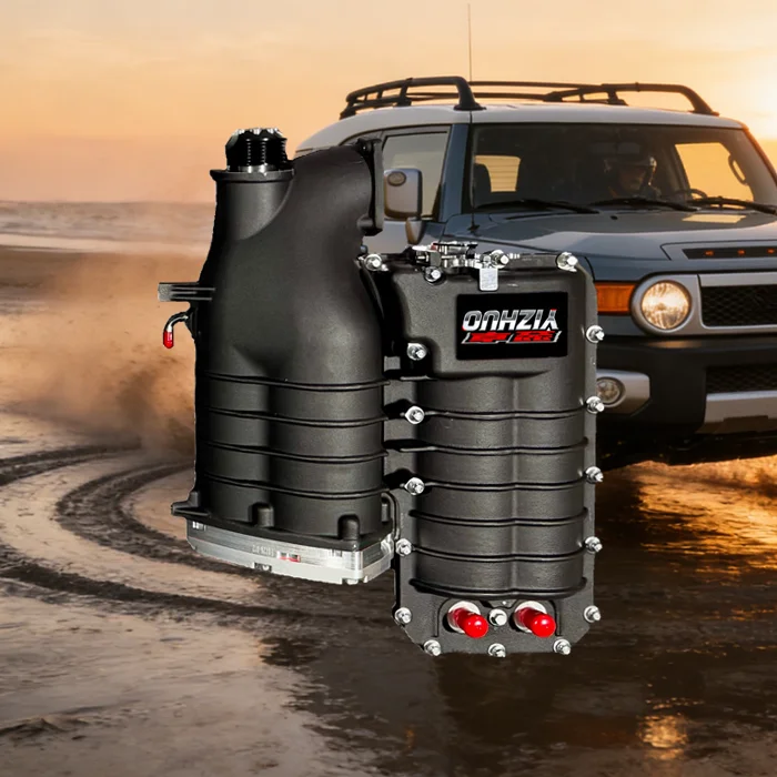 New FJ Cruiser 4.0L 1GR Engine Mechanical Supercharger Kit with Turbo Boost Control-YIZHUO Brand 2 Year Warranty