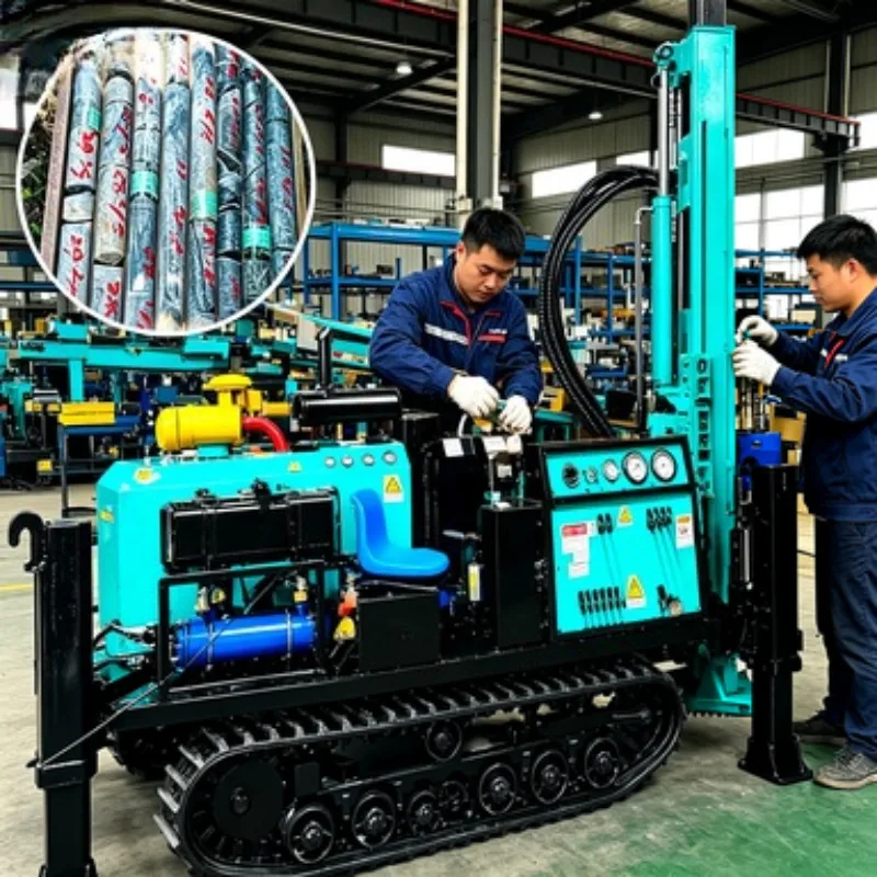 Fully Hydraulic Diesel-Powered Core Drilling Rig  for Underground Mine Resource Hydraulic Borehole MachineDiamond Core DrillRig