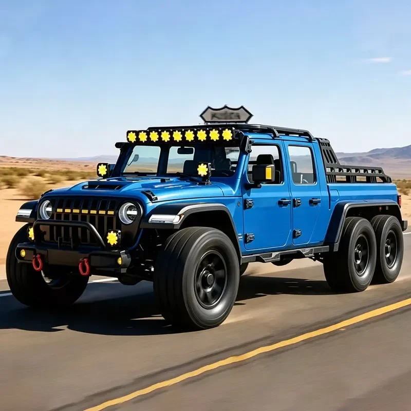 CK5816 Remote Control Climbing Car New Six-Wheel 1/7 Brushless Professional RC Off-Road Vehicle Model 6×6 Adult Large Toy Model