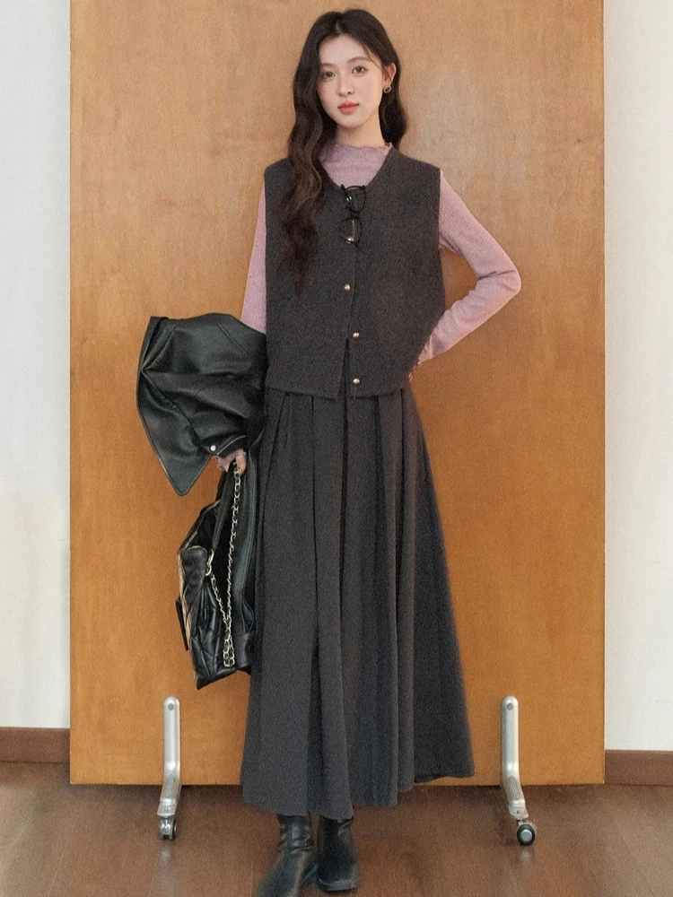 ALXNAN 여성용 니트웨어 가을 터틀넥 러플 트림 커프스 솔리드 긴 소매 티셔츠 슬림 레이어링 여성 의류 L58150