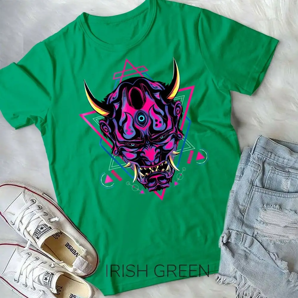 Samurai Demon Oni Akuma Mask Bushido Spirit Japanese Unisex Form T-shirt