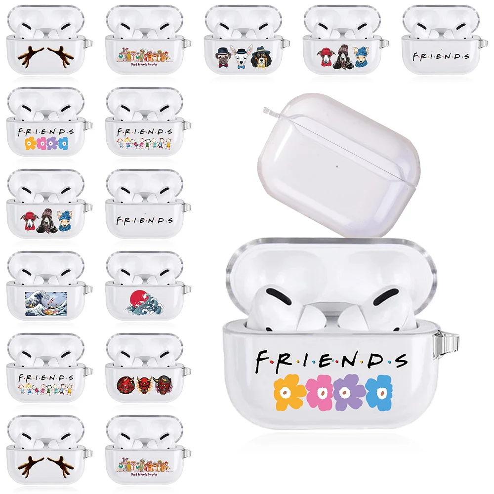 

For Apple Earphone Case AirPods Pro /AirPods 3rd Generation Anti-drop Wireless Bluetooth Headphone Accessories Silicone Cover