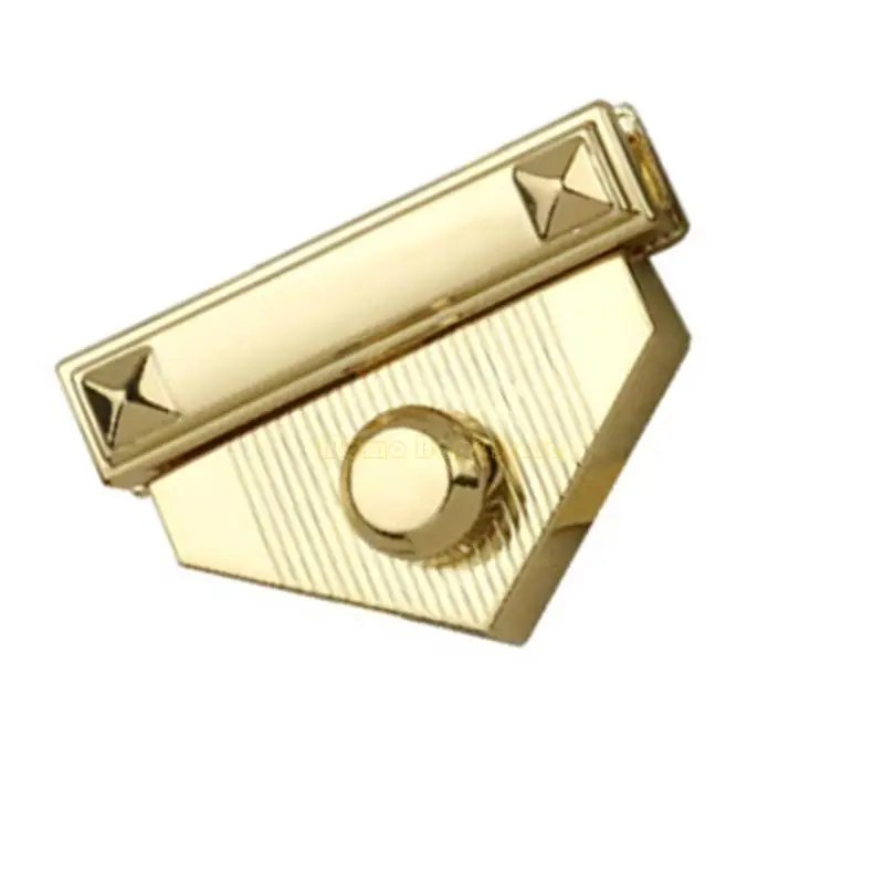 قفل مثلث معدني عملي X90D للحقائب يضمن المتانة والشكل العصري لأجهزة الحقائب لعشاق الصناعة اليدوية #4