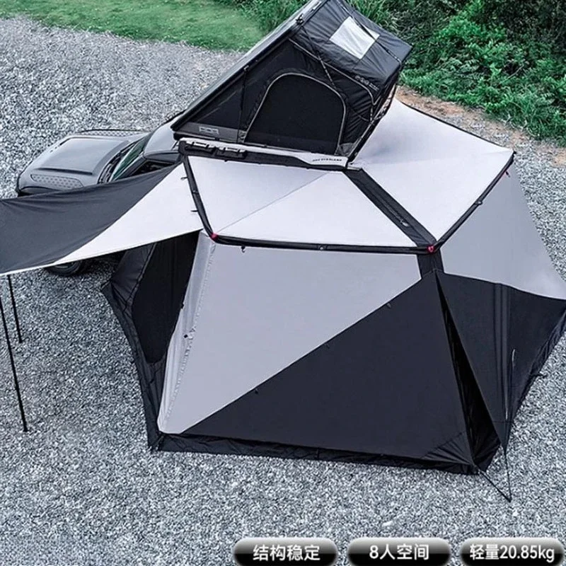 Suitable for Outdoor Off-road Vehicle-mounted Tent, 270-degree Side-side Curtain Mobile House, Wrap-around Wing Modification