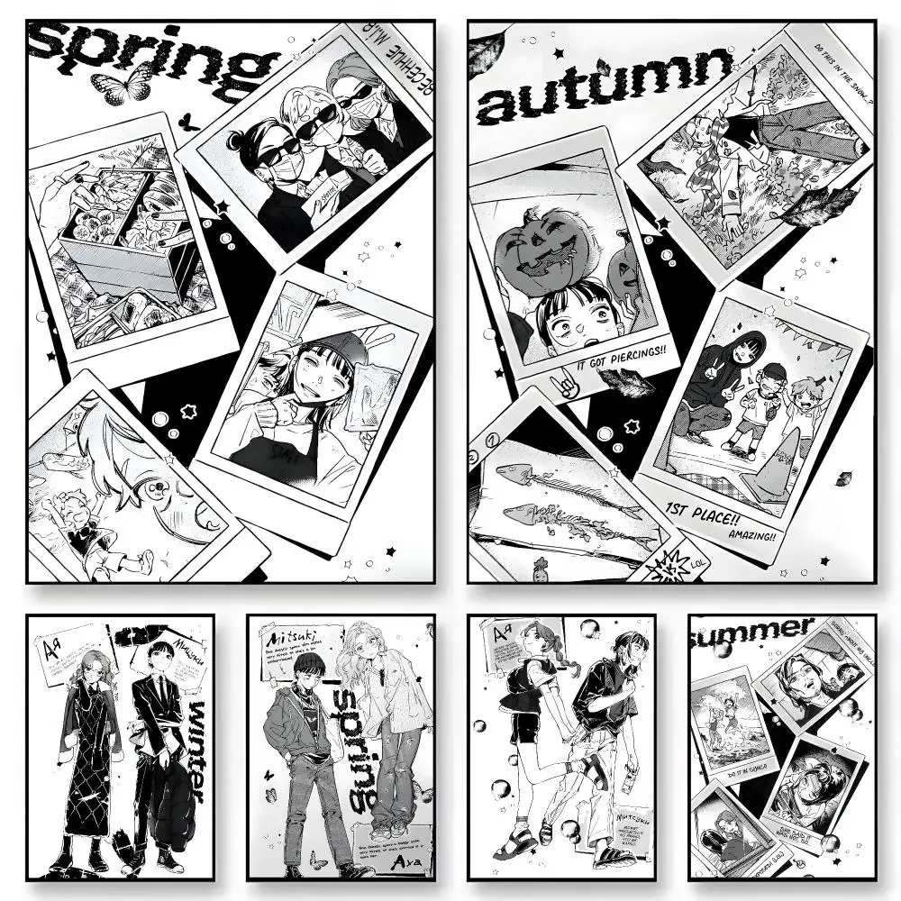 Manga  Guy She Liked Wasnt  a Guy Poster  Character Print Japanese Graphic Streaming Film Style Wall Artwork Bedroom Decor
