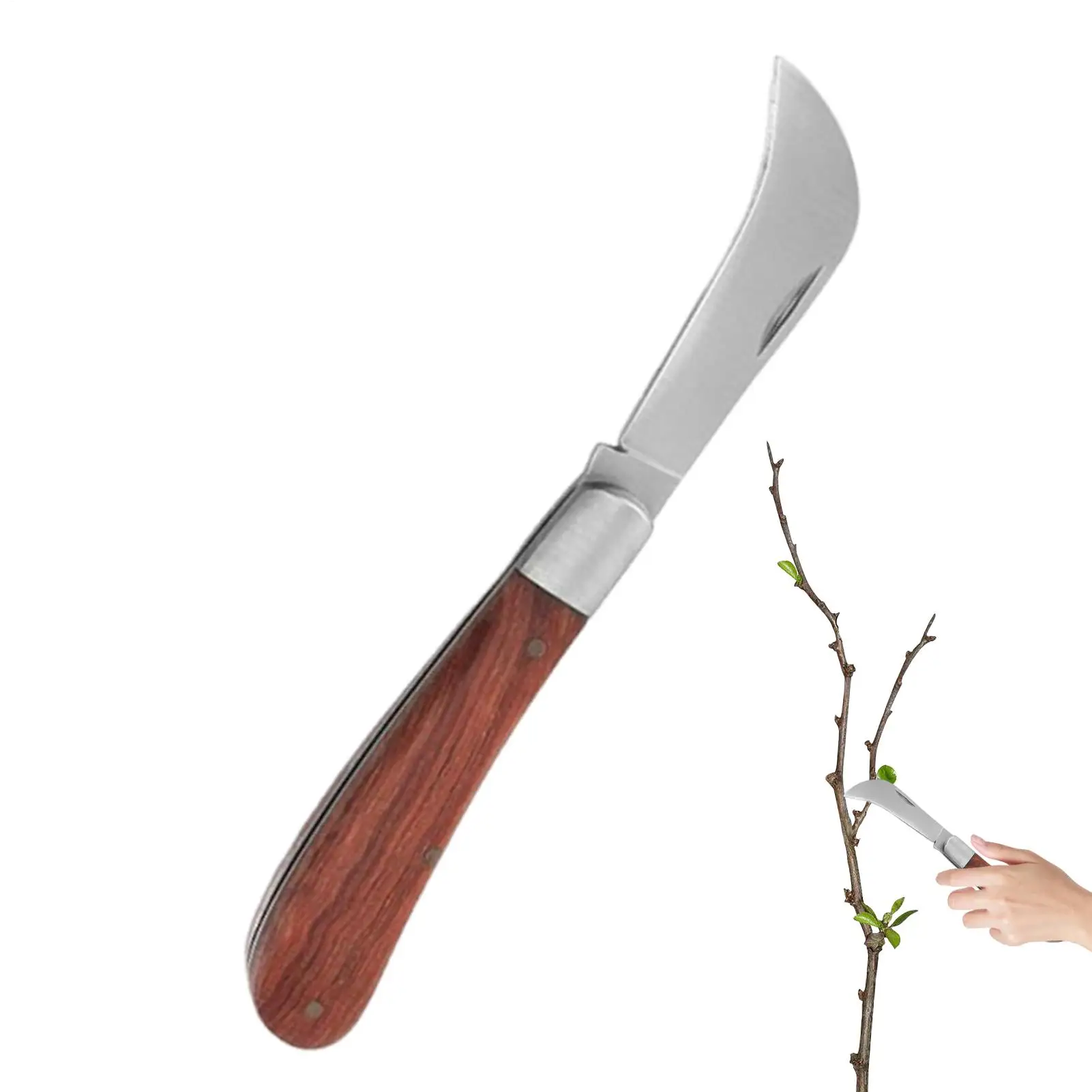 

Tree Grafting Tool Folding Steel Wood Branch Cutter Portable Gardening Scissors For Foraging Mushroom Tree Outdoor Floral