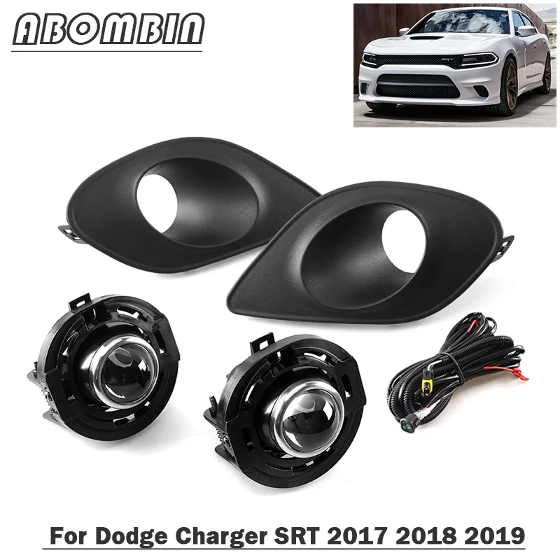 

Лампа переднего бампера, галогенная фара, противотуманная фара в сборе с переключателем проводки для Dodge Charger SRT 392 2017 2018 2019