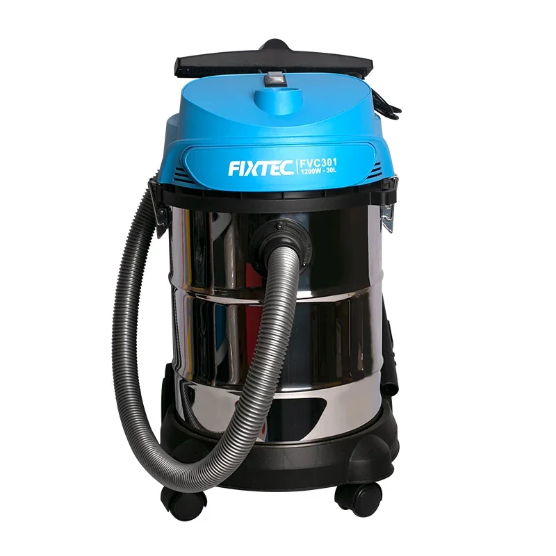 FIXTEC 30L 16-19KPa 1200W 100% Copper 220-240V Floor Care Portable Wet and Dry Vacuum Cleaners for Sale