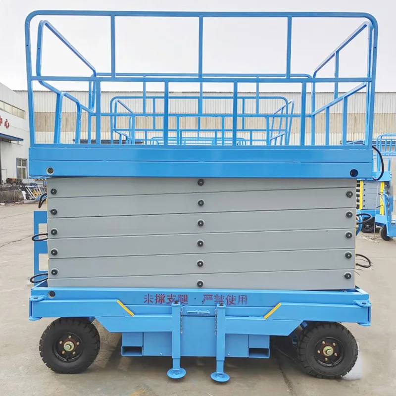 2025 Popular Self-Propelling 10M 12M Scissor Lift Platform Scissor Lift Table Hydraulic Factory in China