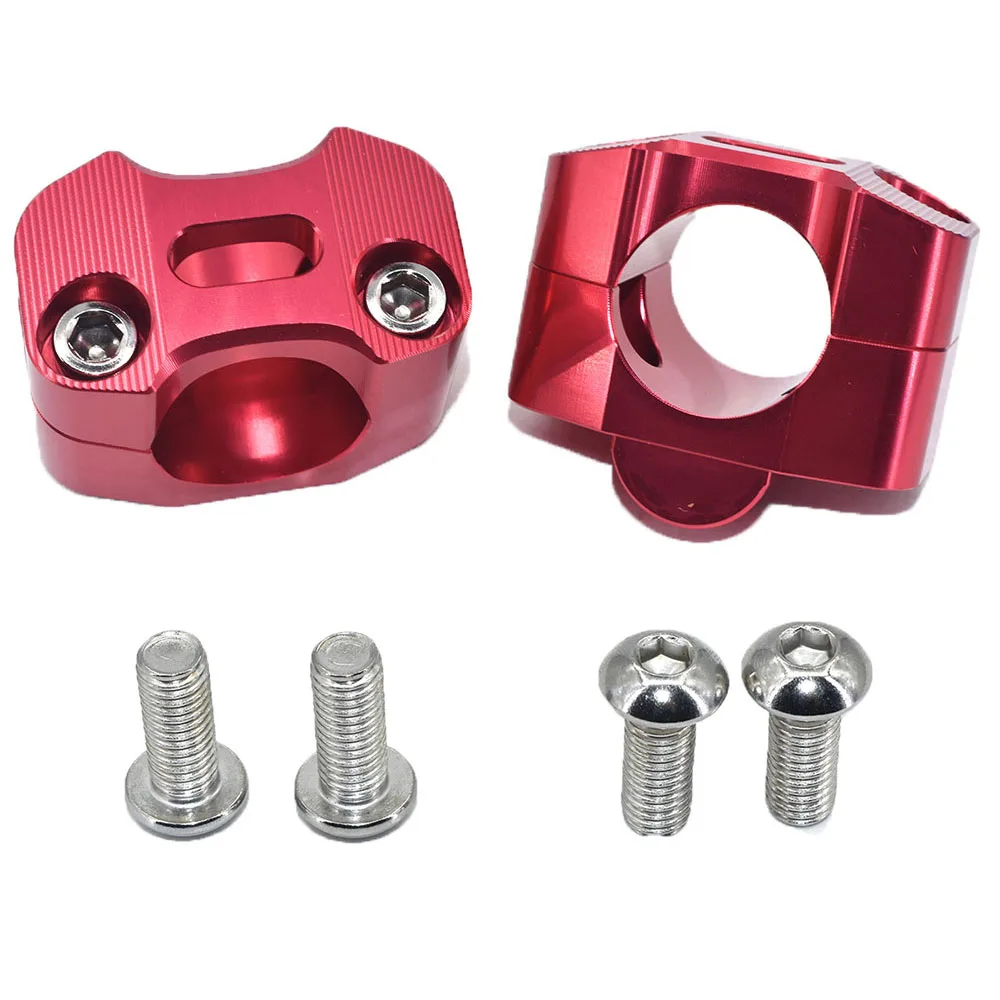 CNC Modified Motocross Adjustable Handlebar Adapter Clamp Motorcycle 22mm- 28mm Bar 1-1/8\