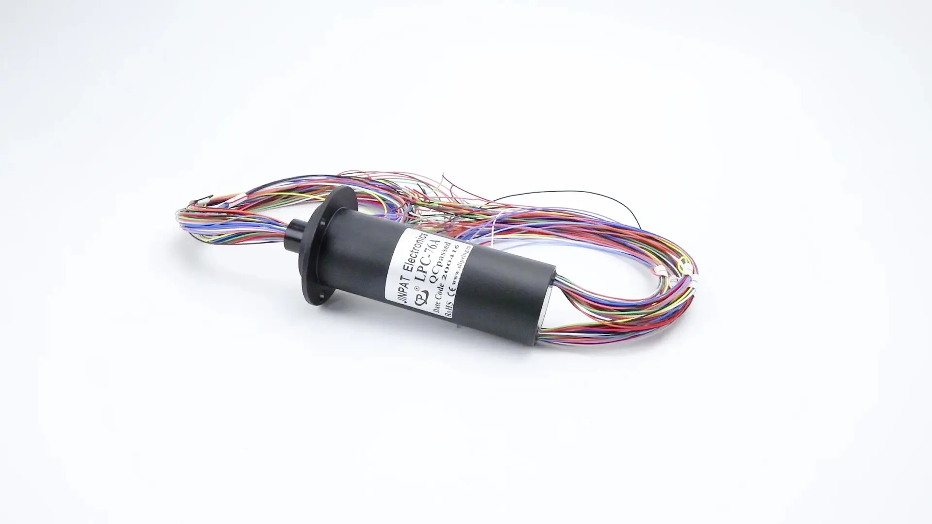 Multi-Circuits Ethernet Slip Ring, 240VAC  IP54 300RPM,For Security Monitoring