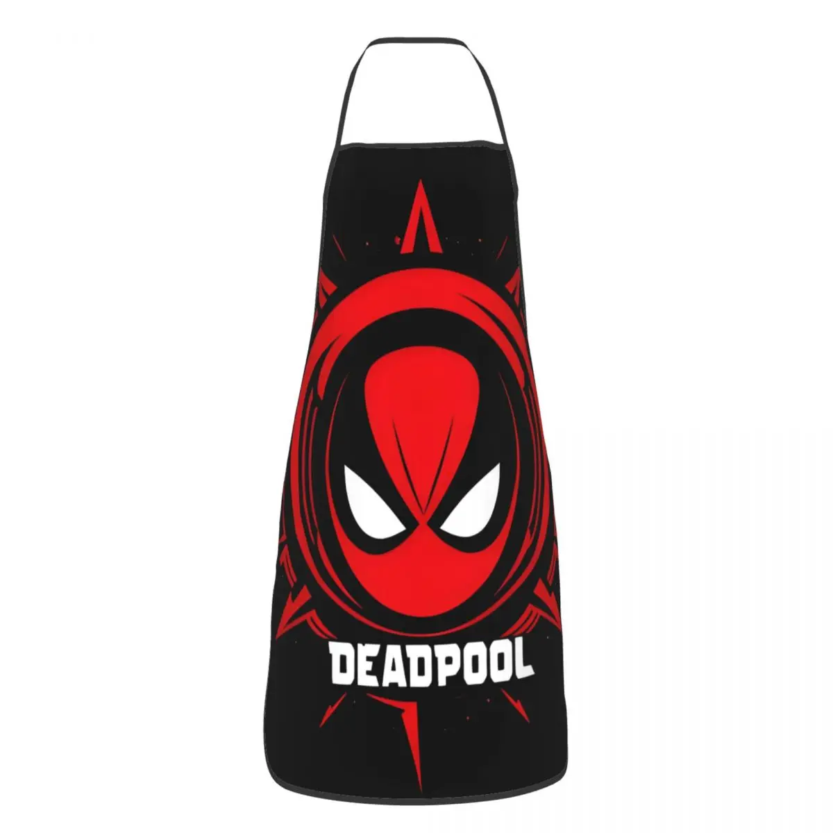 Deadpool Superhero Polyester Apron 52*72cm Kitchen Grill Bib Tablier Home Cleaning Gardening Pinafores for Adult Chef