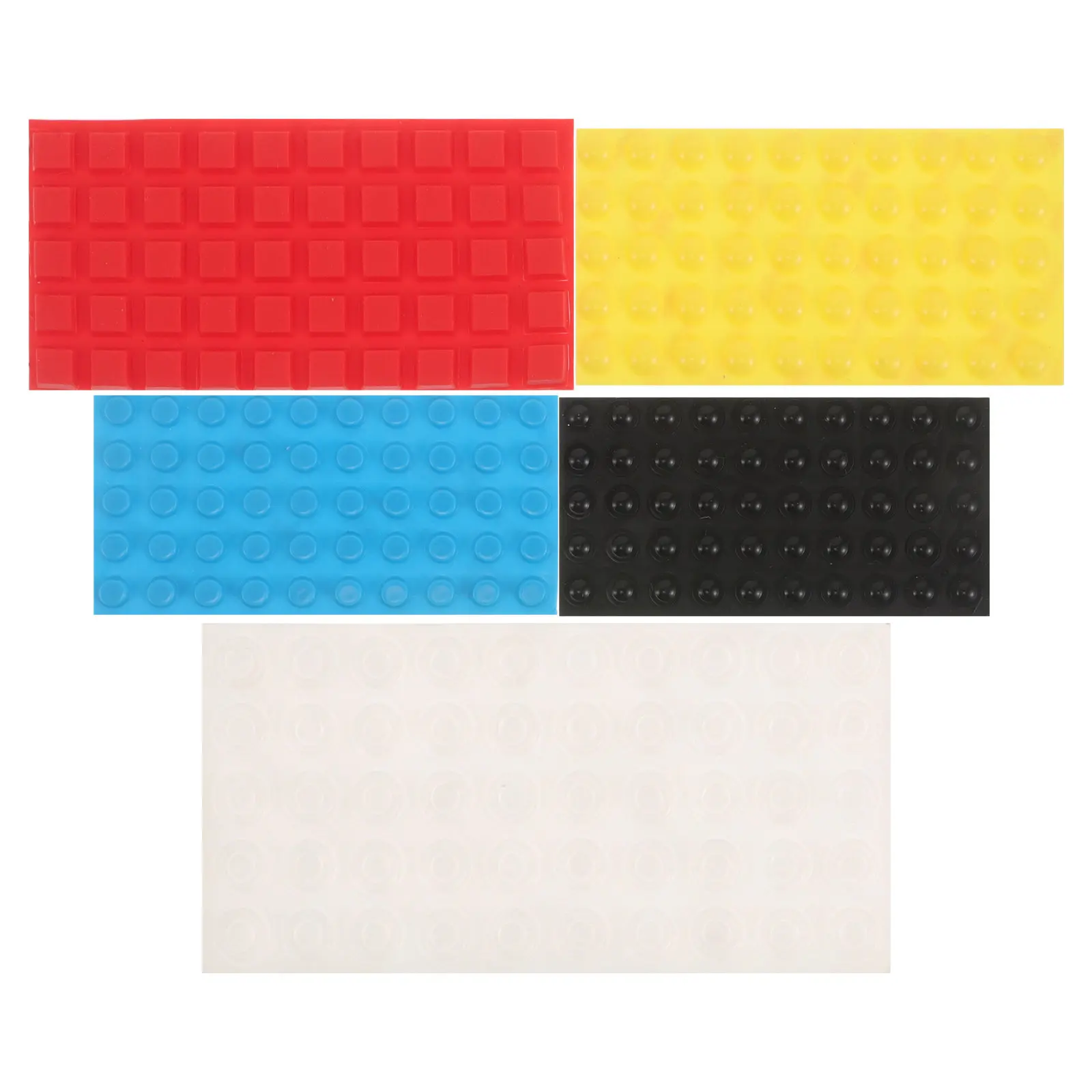 5Pcs Blind Braille Stickers Raised Dot Tactile Button Stickers for Independent Living Tactile Markers for Low Vision Supplies