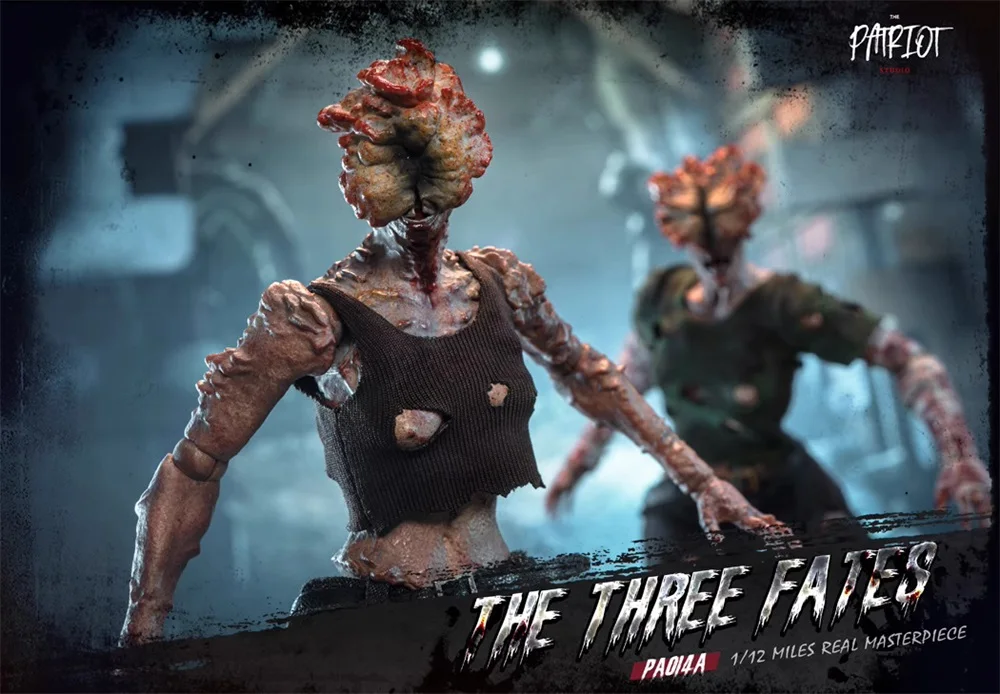 1/12 Patriot Studio The Last of US. Clickers Zombie Full Set Moveable Action Figure Gift For Fans Birthday Party Collect