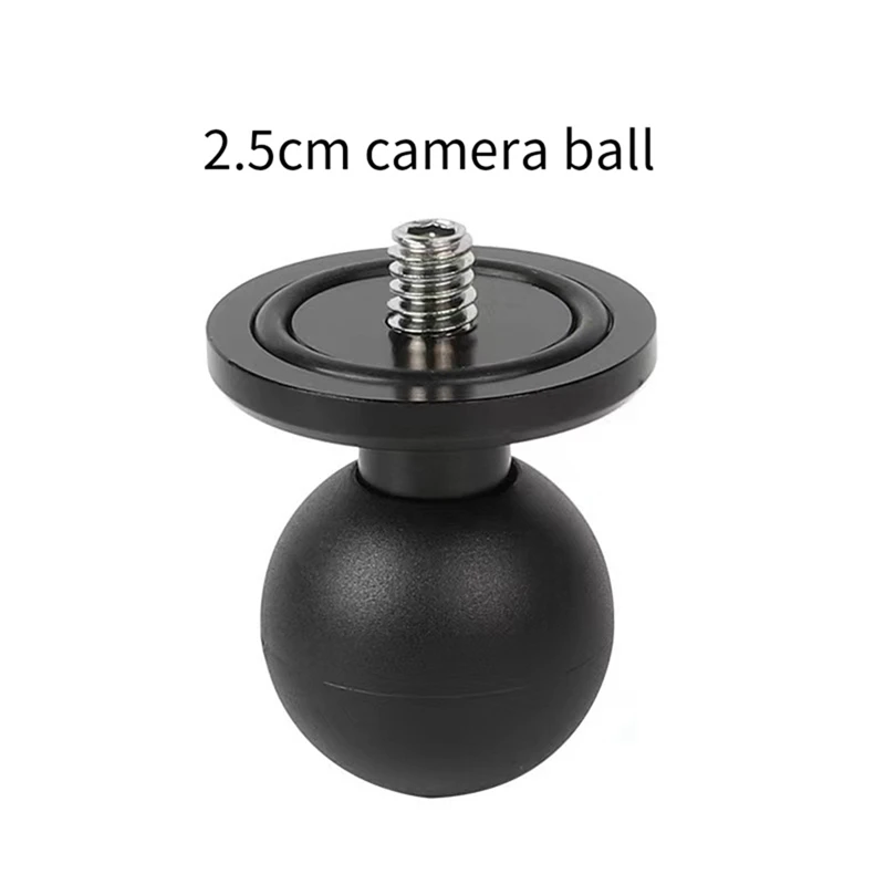 Aluminum Ball Head Adapter 25Mm Mount Base Motorcycle Phone Holder Handlebar Action Camera Accessories