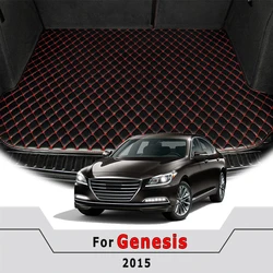 Car Trunk Mats Fit For Hyundai For Genesis 2015 Rear Trunk Liner Cargo Foot Pads Accessories Products Parts Automobiles
