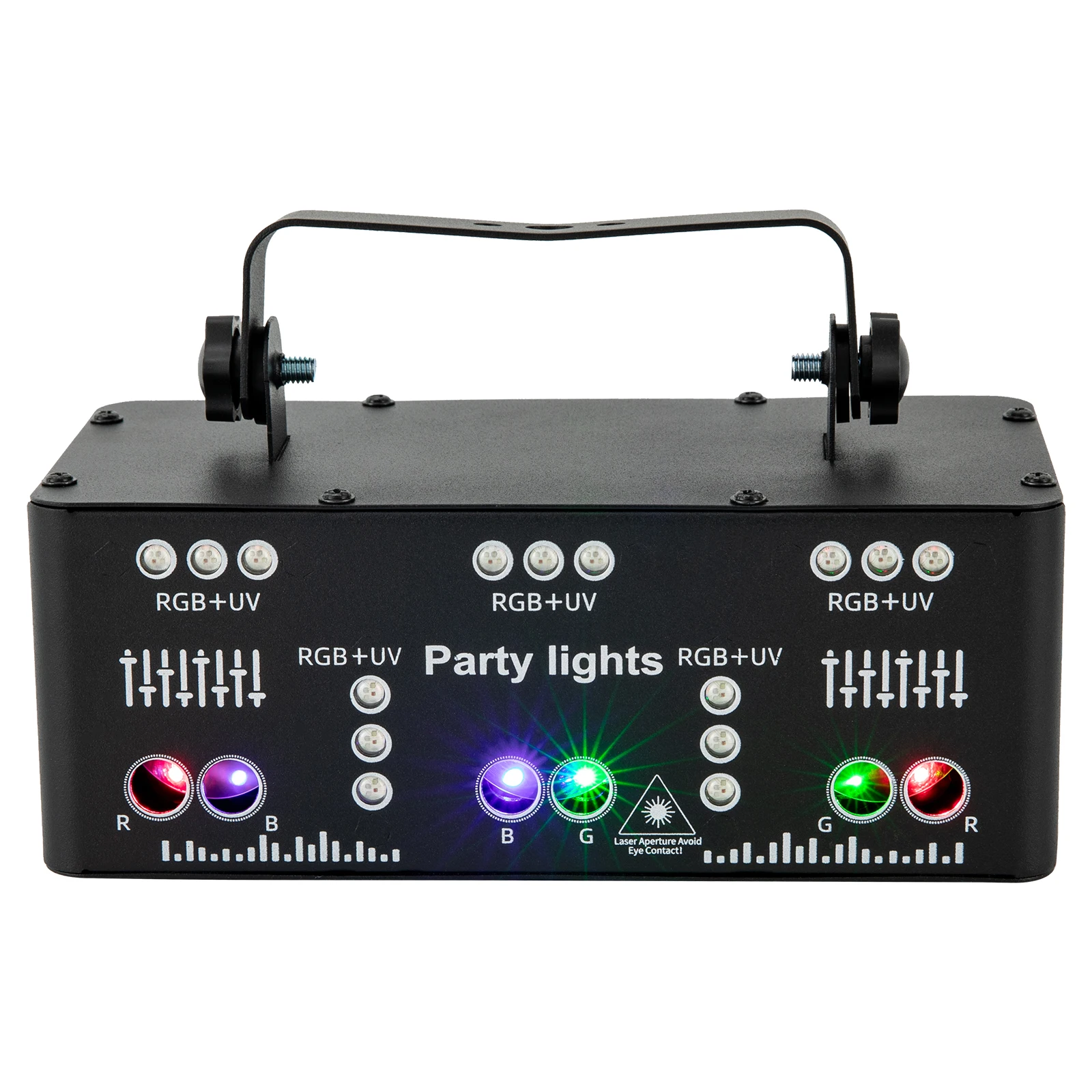 21-Augen-Laserprojektor Bühnenlicht DJ Party Effektlicht Disco LED UV-Strahler for Partybar mit bunten Lichteffekten