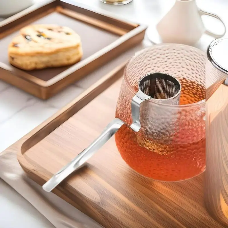 Stainless Steel Clip Hanging On Cup Tea Strainer Cup Clamp Tea Infuser With Long Handle Fine Filter For Home Office Daily view 5