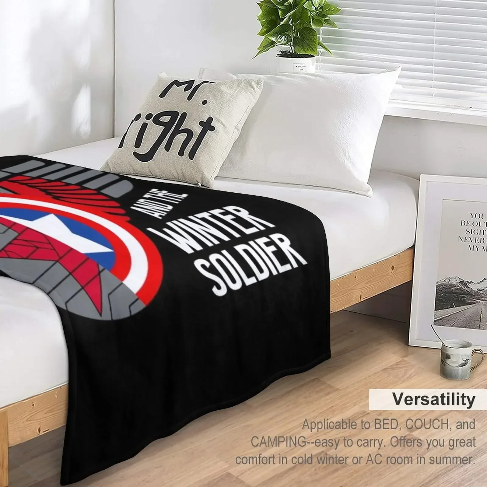 New The Falcon and The Winter Soldier Throw Blanket Summer Beddings Heavy Picnic Blankets