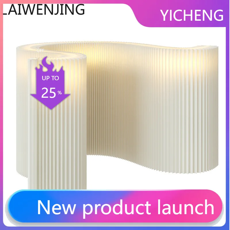 LYY  screen partition paper wall background wall office living room mobile folding paper wall