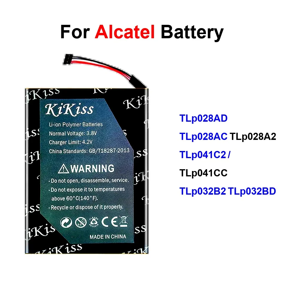 

For Alcatel One Touch Pixi Pop 3 7 8 Lte 4G Tlp041c2 / Tlp041cc Tlp028ad Tlp028ac Tlp028a2 Tlp032b2 Tlp032bd Battery