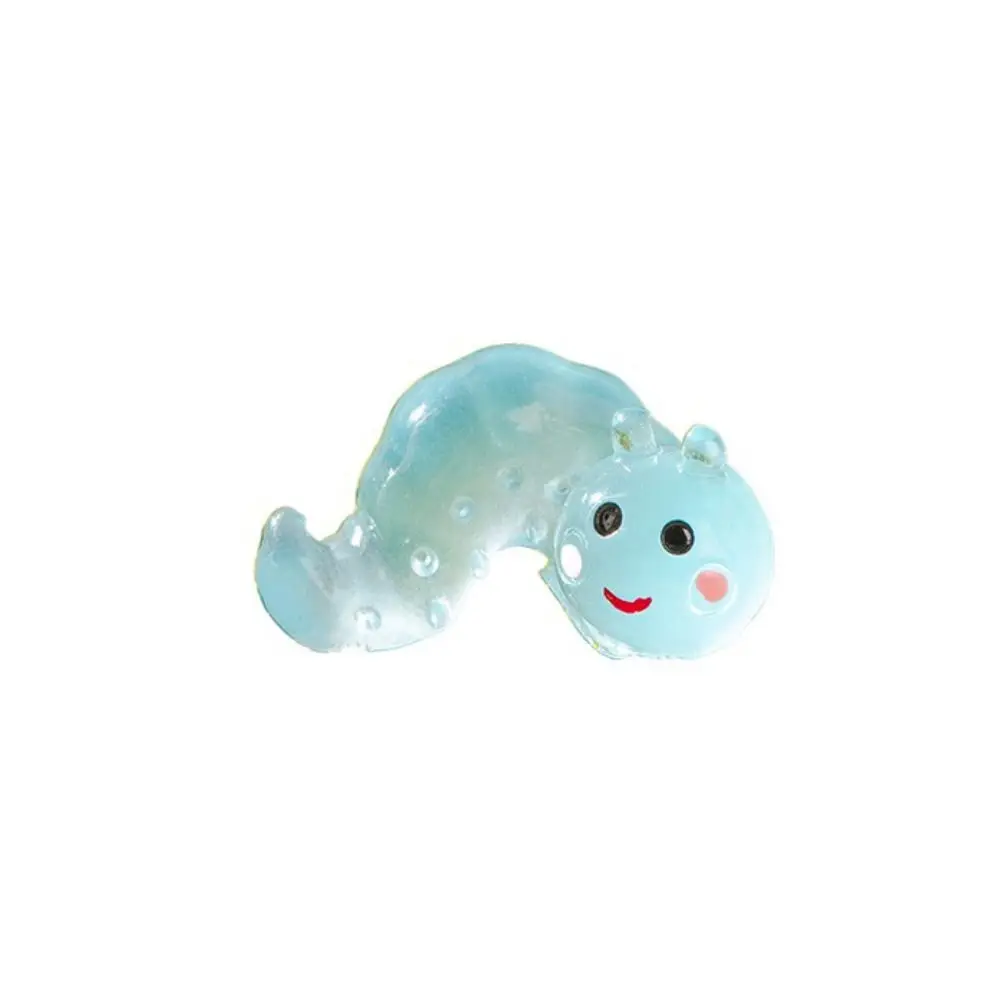 Cute Resin Caterpillar Figurines Decorative Simulation Miniature Caterpillar Luminous Mini Caterpillar Ornament Fairy Garden