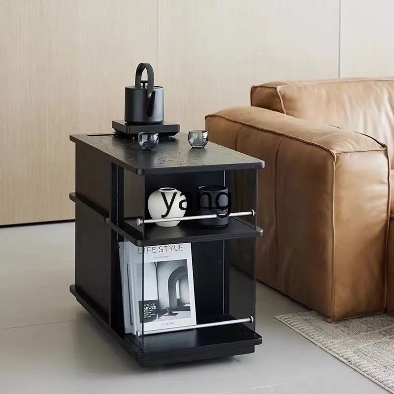 

CX household removable tea cabinet side few with wheels living room sofa side few trolleys
