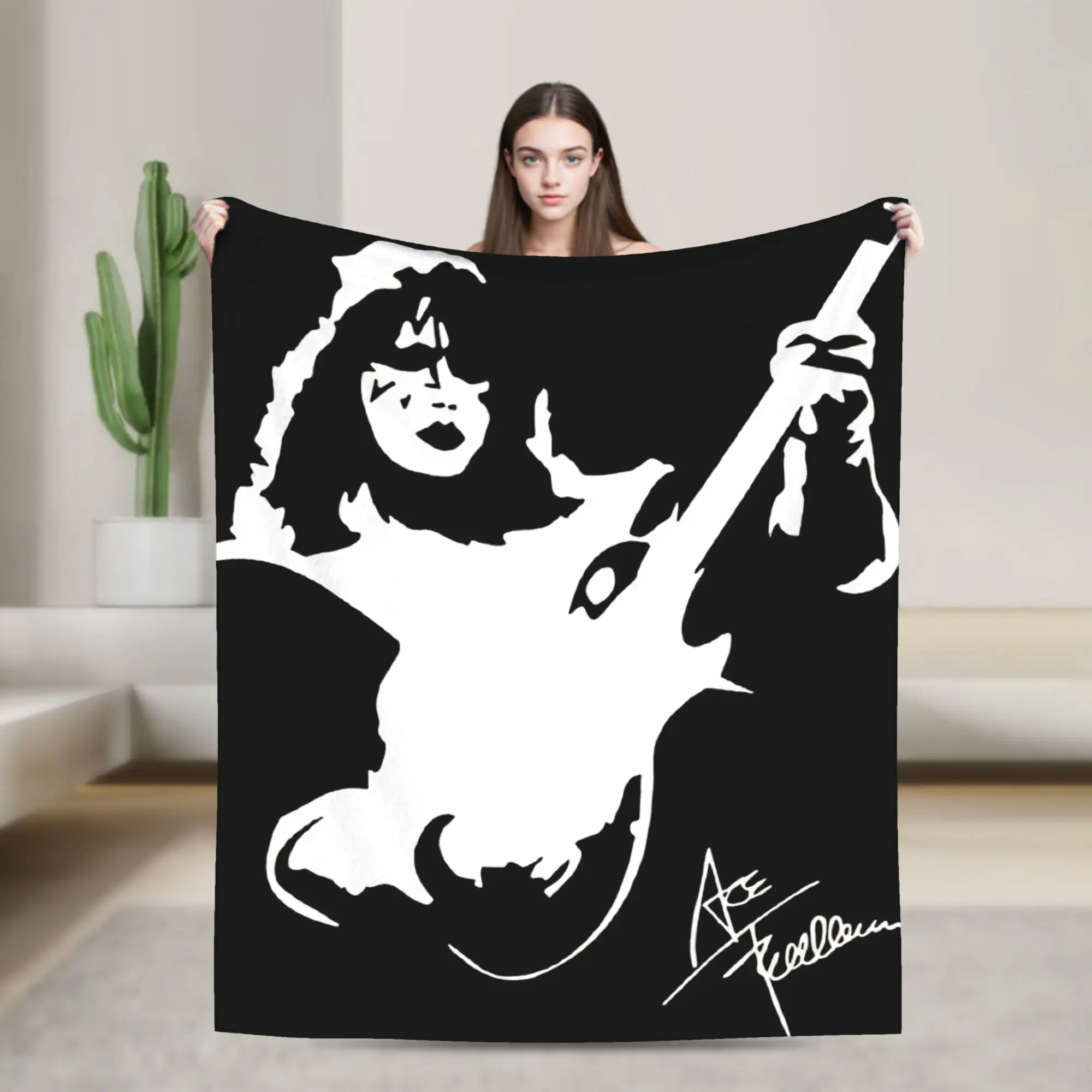 

Ace Frehley Rock супер теплое одеяло дорожное плюшевое одеяло с принтом диван-кровать фланелевое покрывало диван-кровать