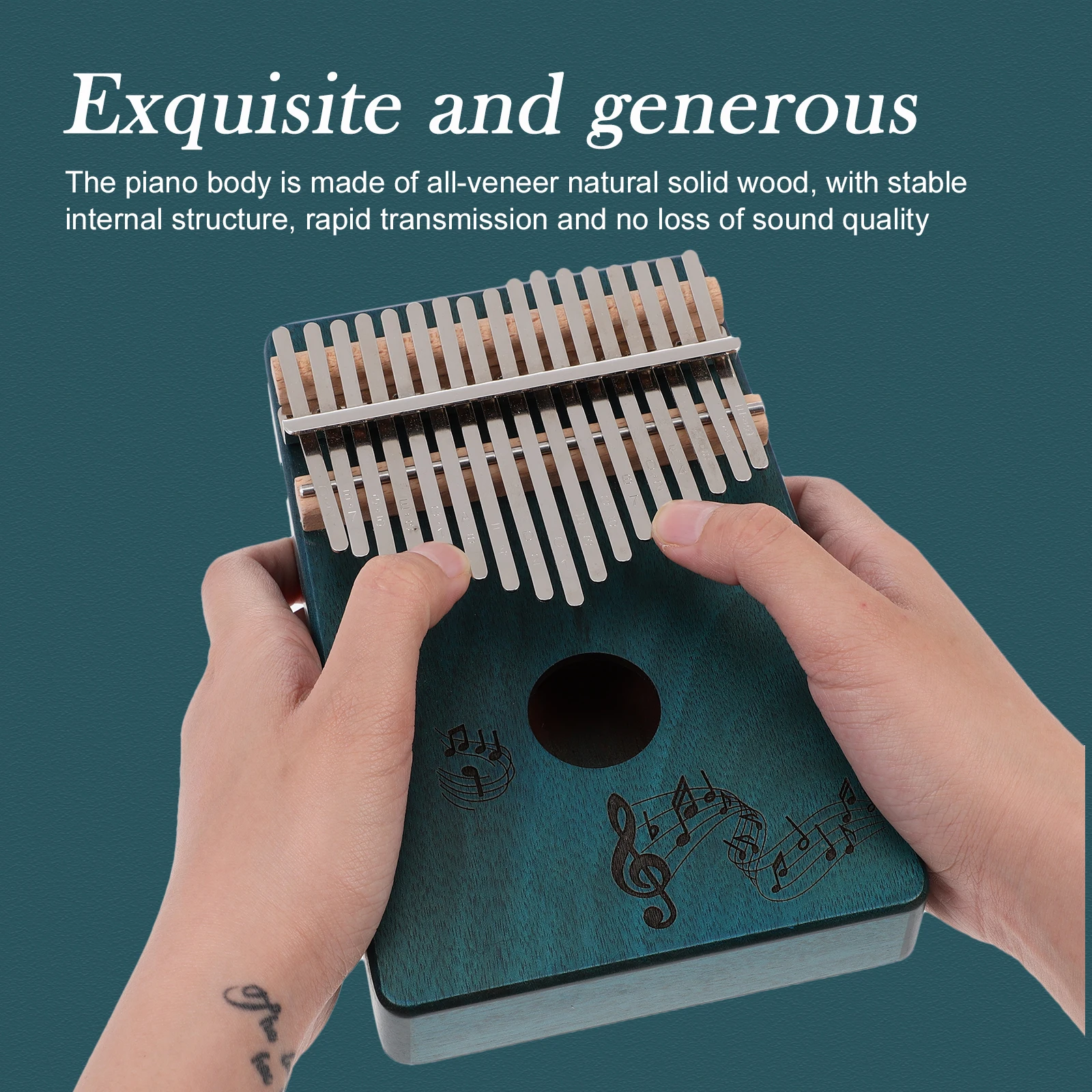 

Aldult Kalimba Thumb Piano Instrument Musical Instruments for Beginners