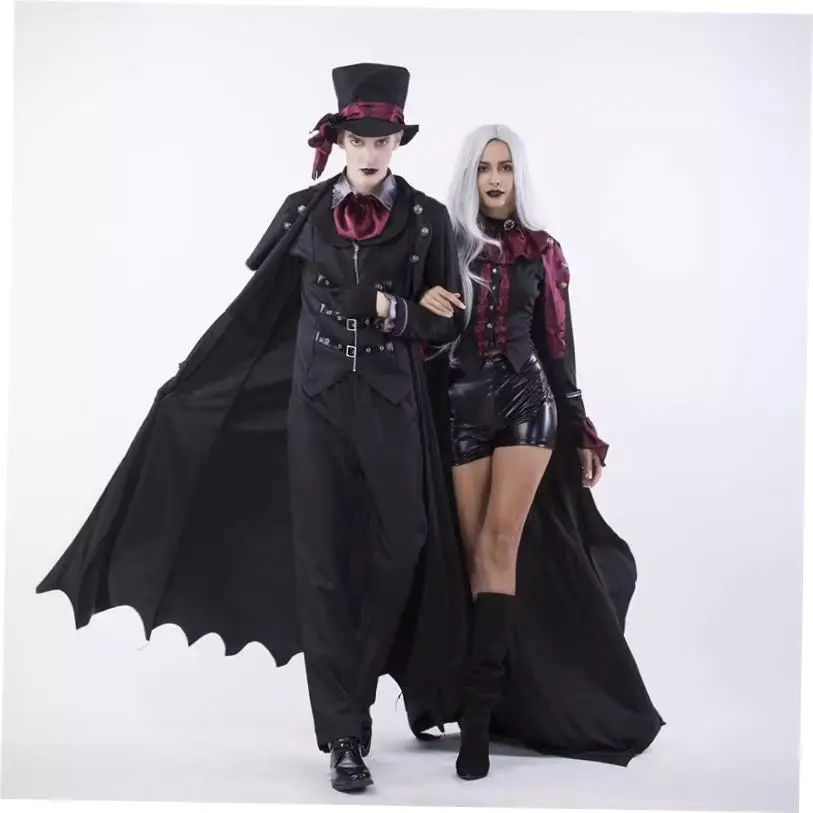 Halloween Cosplay Paar Kostüm Rollenspiel Männer Frauen Kleidung Elastisches Spandex Material Chinesischer Hersteller