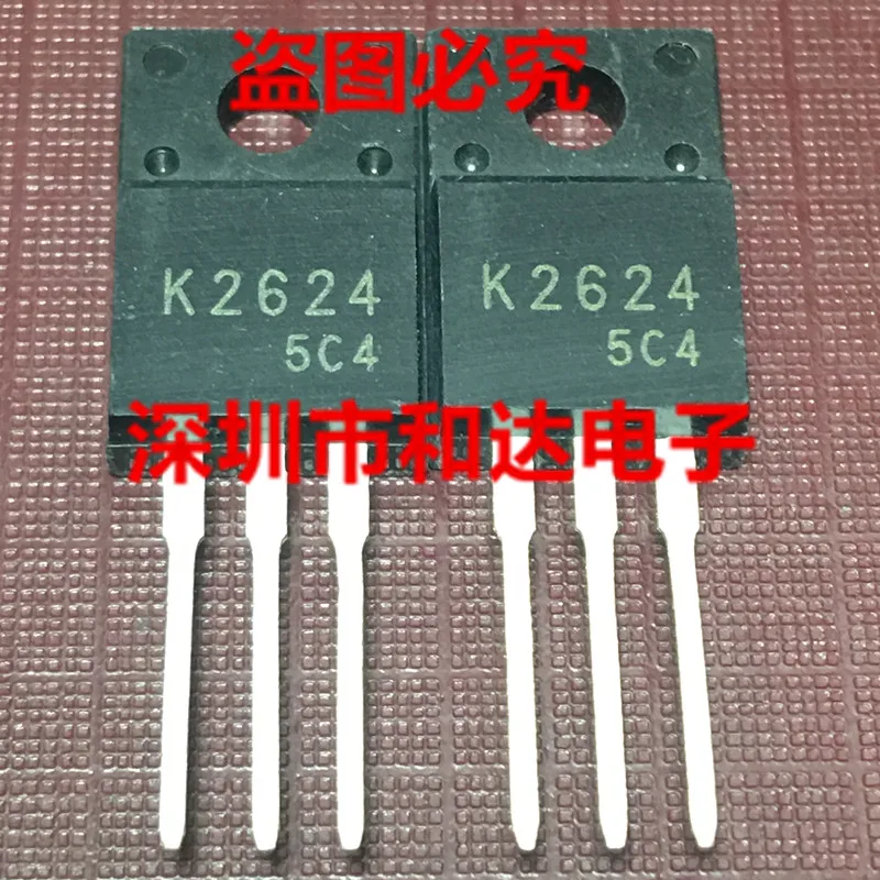 Original 5pcs/  K2624 2SK2624   TO-220F 600V 3.5A